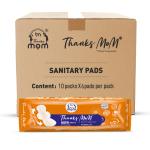 Thanks Mom Freedom L 240 mm Sanitary Pads for Women, Combo of 10 Pack