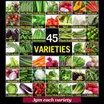 Kraft Seeds Vegetable Seeds Combo Pack of 45 Varieties, 3g Each
