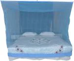 Riddhi Nylon Blue 20 Mtr Adults Washable Square Mosquito Net, 3x6 ft