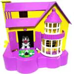 KIDS CLUB Reyansh Collection Multicolor Plastic Puppy Dog House Coin Bank Saving Box
