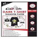 Crazy Sutra A4 size Inkjet Print Iron On T-shirt Transfer Paper for Dark Fabric T-Shirts (5 Sheets, White)