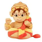 Aurbo Baby Lord Hanuman - Mantra Singing Plush Musical Toy - Cute Chanting Gift for Boys, Girls, Infants, Toddlers, Babies - Kids Learning (Medium, 14 Inches)