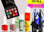 Ibora A Bold You Complete Makeup and Protection Combo: Eyeliner, Eyeshadow, Shimmer, Sunscreen, Nail Polish