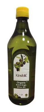 Kinsfolk Organic Extra Virgin Olive Oil ( IMPORTED Oil From Spain )- 1 Ltr