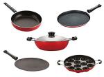 Nirlon 5 pcs of Non-stick Cookware Set