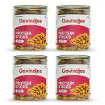 Govindjee Crunchy Protein Sticks | Gud ke Sev | Healthy Ready to eat Snacks | (800 Gm)