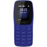 Nokia 105, Dual SIM, Blue, Feature Phone