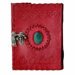 pranjals house Red Leather Handmade Diary 200 Pages