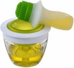 SHREEJI SALES Chef's Basting Set Silicone Oil Dispenser Pastry Brush Docking Bowl Set for Cooking