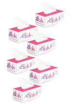 FEALS PureTouch 2 Ply Plush Facial Tissues | Gentle Care for Delicate Skin } 1200 Pulls | Chemical-Free, No Synthetic Coating, Toxins, or Chlorine | Pack of 6