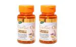 Garlic Oil Capsules for Balance Cholesterol Level, Support Heart Health, Relieves Gas, Improves Digestion and Helps in Heal Stomach Problems - 100 Capsules (Pack of 2)