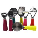 Kookee Acrylic and Silicone 8pc Kitchen Utensil, Gadgets, Tool Set with Acrylic Stand for Cookware, Easy Cooking, Heat Resistant for Kitchen (0853)