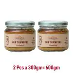Nature's Trunk-Raw Tamarind Pickle|Kachi Imli Ka Achar Pickle with Anti-Oxidants & Nutrients|Homemade, Traditional and Healthy with No Added Preservatives (Chintakaya Pachadi) -(Pack of 2)(300G Each)