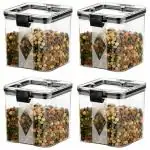 GOLWYN AirTight Kitchen Storage Container Set, Kitchen containers set of 4 , 700 ml