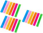 FIVANIO Bag Sealing Clips Large, Medium, Small Bpa Plastic Plastic Clips (Set Of 18, Multicolor)