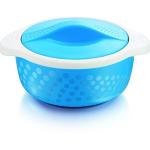 Pinnacle Thermo Polka Stainless Steel Inner Casserole 2500 ml Blue, Steel Liner Thermoware Thermoware Casserole (2500 ml)