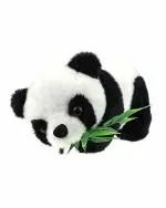 Tickles Plush Panda Bear with Leaves Lightweight Stuffed Animal Toy 70 cm 12M and Above