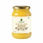 Nutrafine Organics A2 Gir Cow Ghee (500 ml) - High-Quality Natural Ghee for Improved Health & Well-Being - Made with Ancient Bilona Method, Lab-Tested, Premium Glass Bottle Packaging