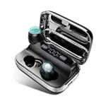 U SMART M20 TWS Bluetooth V5.1 Earbuds Active Noise Cancelling with LED Display Portable Wireless Touch Control Earbuds IPX5 Waterproof Headset for Gaming Workout Online Streaming