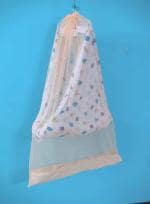 KEETATO Baby Mosquito Net Orange Color for Baby Jhula/Cradle 0 to 24 Months