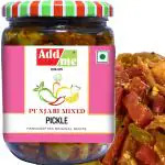 Add Me Mixed Pickles 500gm Home Made Recipe Mango Chilli Lemon Carrot ker Ginger karonda lasoda Fruit Punjabi Mix Achar Pickle