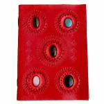 pranjals house Pink Leather Handmade Diary 100 Pages