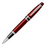Scrikss Havana Roller Ballpoint Pen Burgunady/Red Barrel & Cap Chrome Trims