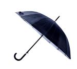 FASHNOP Men's & Women's Black Color Single Fold Umbrella - Big Size (Pack of 1), Pattern : Plain.