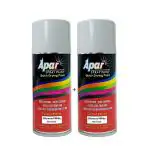 APARSPRAY Automotive Spray Paint Diamond White (RC Colour Name) Compatible for Ford EcoSport, Endeavour, Freestyle, Fiesta, Ikon and Classic Cars-225 ml (Pack of 2-Pcs)