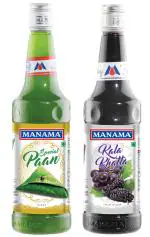 Manama Paan Flavour Syrup and Kala Khatta Flavour Syrup (750ML Each), Pack of 2