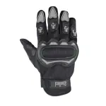 Steelbird Full Finger Bike Riding Gloves with Touch Screen Sensitivity at Thumb and Index Finger, Protective Off-Road Motorbike Racing (Medium, Black Grey)