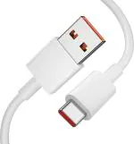 Mifkrt White, Orange Usb Type C Cable 1 M 33W Turbo Sonic Fast Chargin Cable For Type-C Cable Xt, Xt30G, X2, C12, 6Pro, Narzo Q3 C, 11