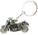Giftingazebo Re Silver bike with moving wheels keychain HQ