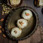 Shah Jamnadas C. Ghariwala Premium Authentic Surti Kesar Badam Pista Ghari Made With 100% Orignal Pure Ghee For Special Festival And Traditional Celebration (Kesar Badam Pista Ghari, 400G) (PACK OF 2)