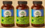Organic India Liver-Kidney Care Veg Capsule Ayurvedic Medicine (3 Packs, 180 Veg Capsule in Each Pack)