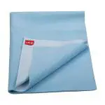 Luvlap Sky Blue Instadry Extra Absorbent Dry Sheet Bed Protector Large (0 M Plus) 100 X 140 cm