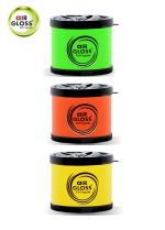 Air Gloss Exclusive Gel Car Perfume Colour Gel Air Freshener | Combo Of 3 Unique Flavours - Squash, Pine-Orange & Spring | Pack of 3 (100 x 3 = 300 Gm)