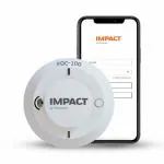Impact by Honeywell WiFi Connected Smart Smoke Detector I Mobile App Controlled I Battery Operated I App Notification & Incoming Calls I Device Status at Regular Intervals I Make in India