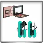 SRNM Eyeshadow Blusher with Compact Powder Makeup Kit with Liquid Eyeliner Mascara