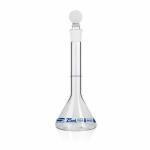 Omsons Glassware Volumetric Flask | 25ml Capacity | Class A | Neck Size 10/19 | Made of Borosilicate Glass 3.3 | Low Exp. | Pack of 1