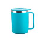 Stainless Steel Inside Outer Hard Food Grade Plastic Coffee With Lid Plastic, Carbon Steel Coffee Mug (200 ml)