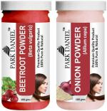 Park Daniel Premium Beetroot Powder And Onion Powder, 100 G Each (Combo Of 2) |Hair Care|Dandruff Control hair Powder|Healthy Strong Hair Mask