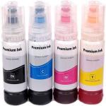 TEQUO 003 Ink for Epson L3110, L3150, L3115, L3116, L3101, L1110, L3151, L3152, L3156, L5190 Printer - Ink Bottle for Epson 003 Ink (4 Colour) Black + Tri Color Combo Pack Ink Bottle Black + Tri Color Combo Pack Ink Bottle