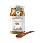LANGHA VALLEY Homemade Sabut Mirch Pickle, Green Chilli Pickle, Made with Cold-Pressed Organic Mustard Oil, No Preservatives, Sun Dried & Sun Matured, 350g