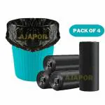AJAPOR Biodegradable Garbage Bags (Small Size 43*48 cm / 17*19 inch) (120 Bags) (Pack Of 4) Waste Bags For Home,Kitchen,Office,Hospital