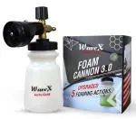 Wavex Foam Cannon 3.0 for Pressure Washer | Upgraded 5 Foaming Actions