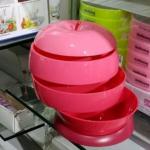 ICRAFTYWORLD R H LIFESTYLE Latest Snacks HoldeICRAFTYWORLD R CICRAFTYWORLD Reative Apple Plates. 3PCS