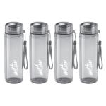 Milton Plastic Grey Hector 1000 Pet Water Bottle (Set Of 4)