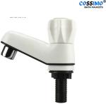 Bathonix MT Pvc Plastic Pillar Taps For Bathroom / Washbasin (Pack Of 1) Basin Mixer Faucet (Centerset Installation Type)