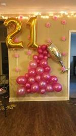 Festiko 21st Birthday Combo For Birthday Decoration, Celebration, Parties For Girls Birthday Decoration And Party